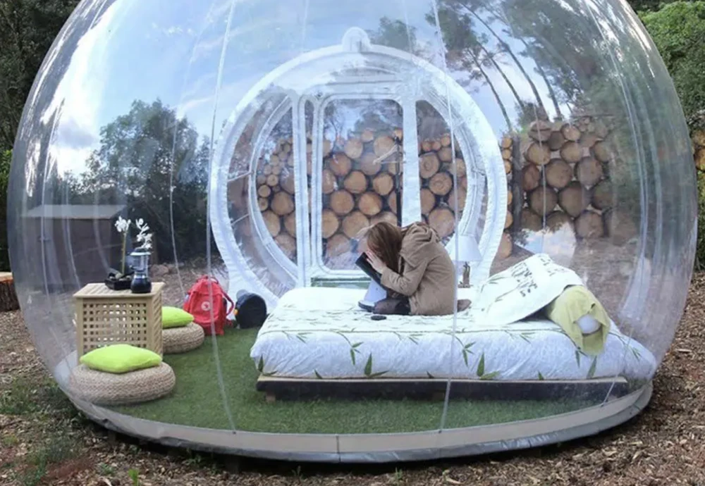 can you live in a bubble tent