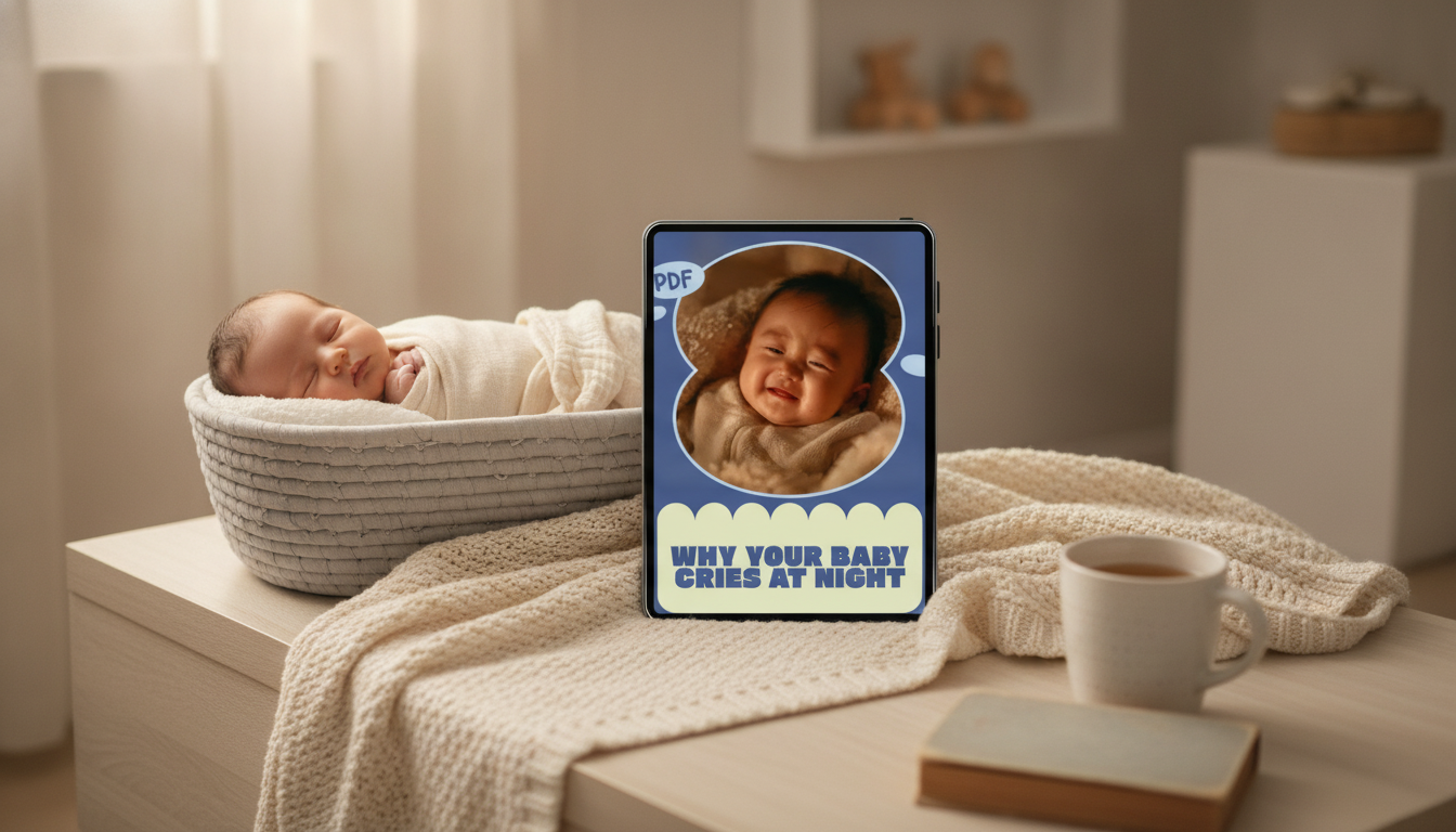 Baby Crying at Night: Causes, Clues & Gentle Soothing