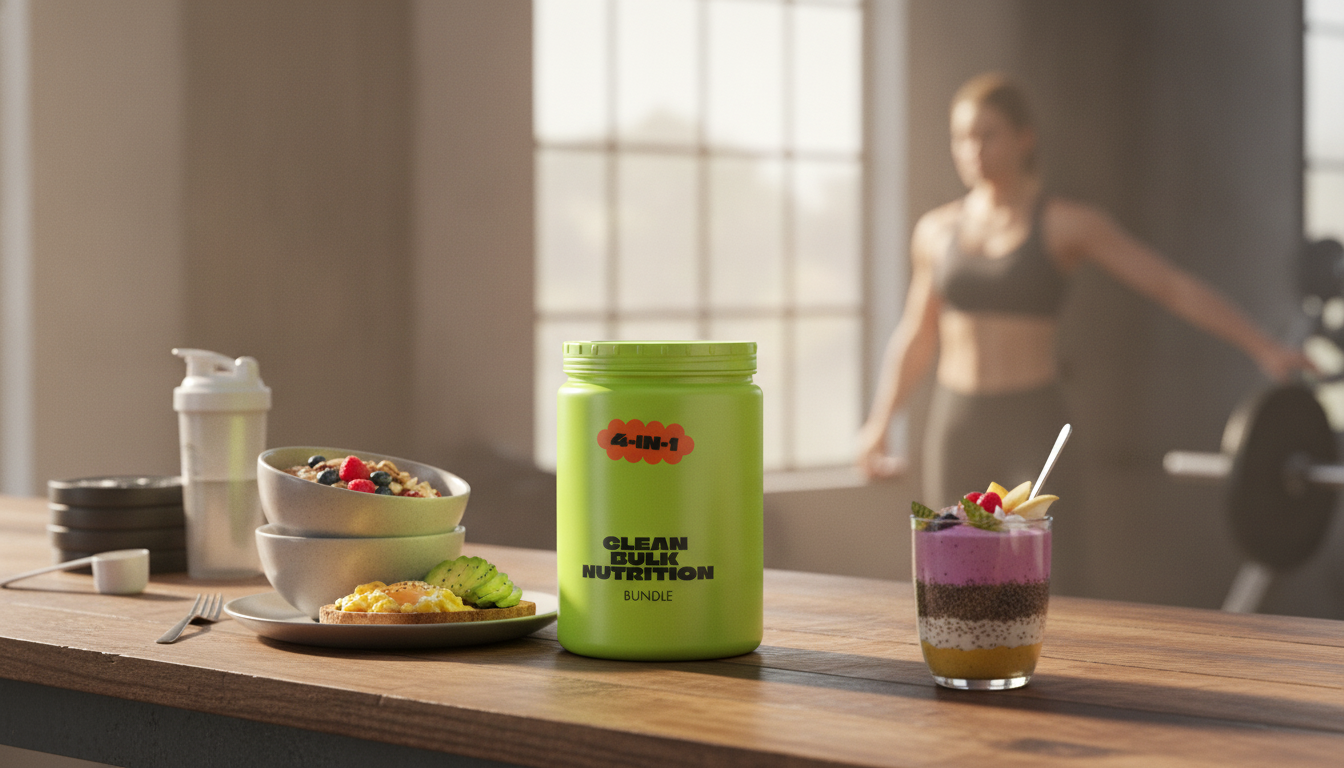 Clean Bulking Toolkit: 4-in-1 Plan for Lean Muscle
