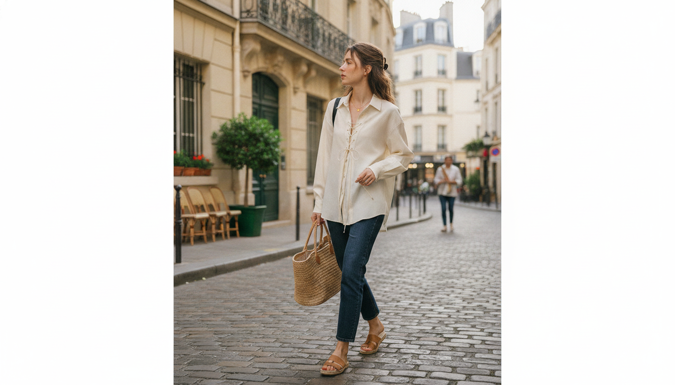 French Chic White Blouse: Easy Parisian Outfit Formulas