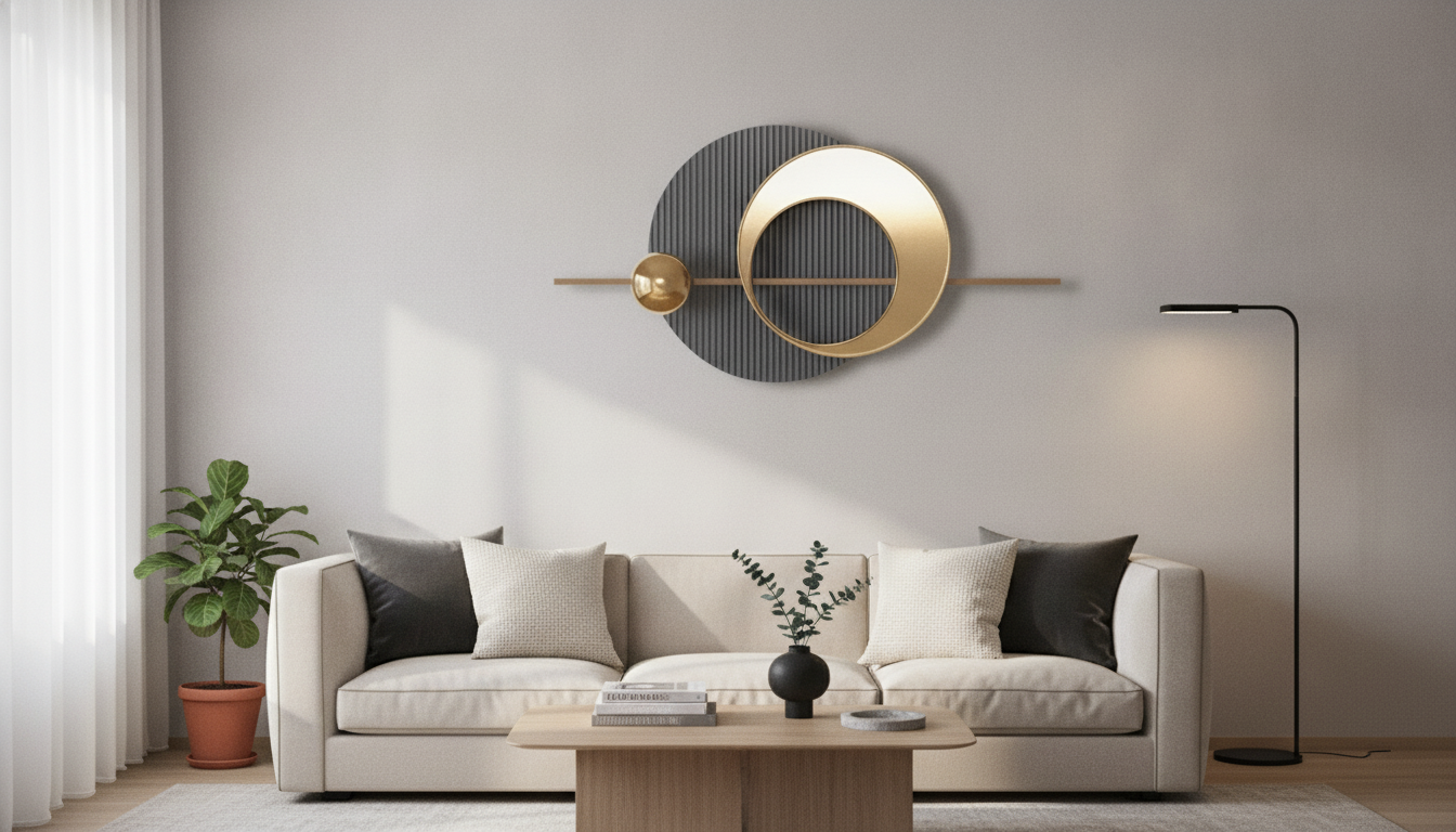 Minimalist Metal Wall Hanging: Scale, Style, Install