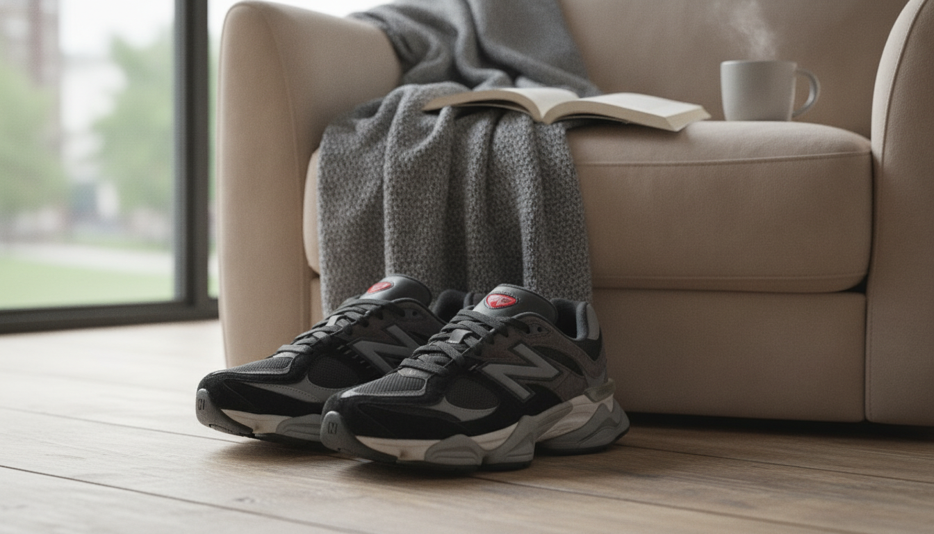New Balance Men’s Grey Sneakers for Daily Comfort