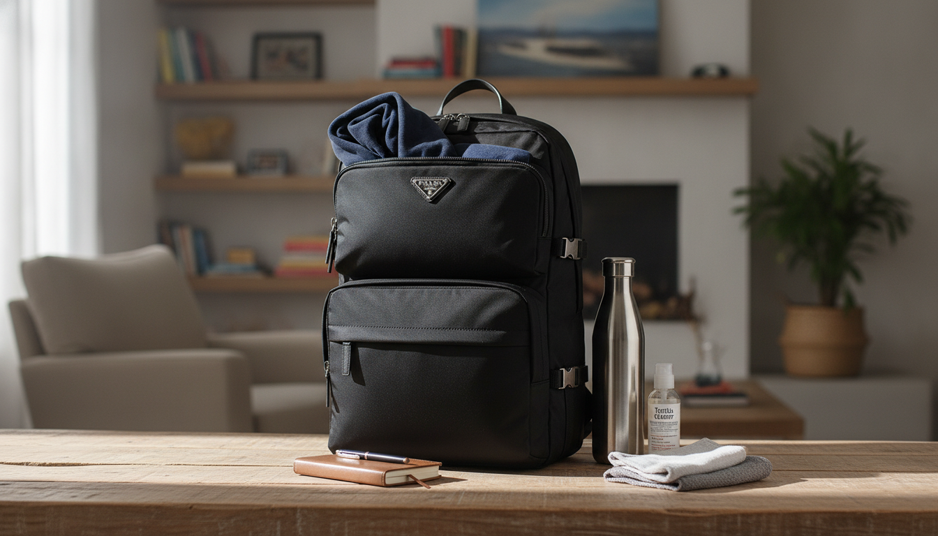 Prada Iconic Top-Handle Backpack: Fit, Access & Care