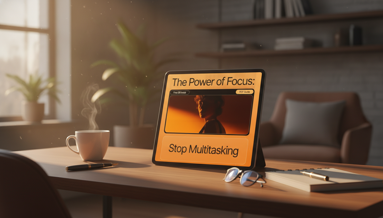Deep Work Made Simple: Stop Multitasking & Focus Better